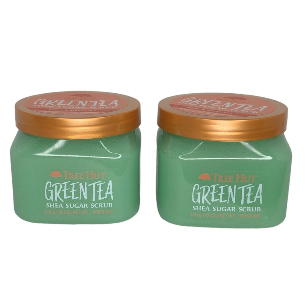 🆕 Tree Hut GREEN TEA Shea Butter Sugar Scrub x2